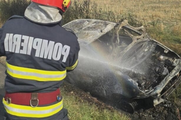 autoturism mistuit de flacari in judetul giurgiu cazul in atentia politiei 68ac9cd626870