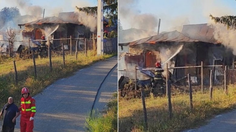 Focul nemilos din Vrancea: O bunicuță de 88 de ani salvată din gura incendiului care i-a mistuit casa 1 incendiu de proportii in vrancea o femeie de 88 de ani a ajuns la spital cu arsuri dupa ce casa i a fost mistuita de flacari 68aea8950329a