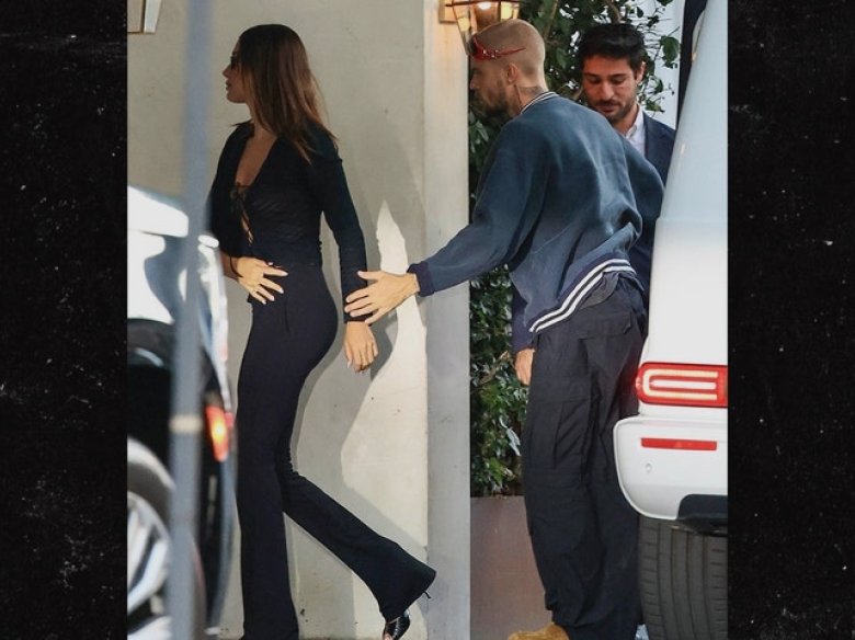 justin and hailey bieber spotted on romantic dinner date in west hollywood 68b44a986253a