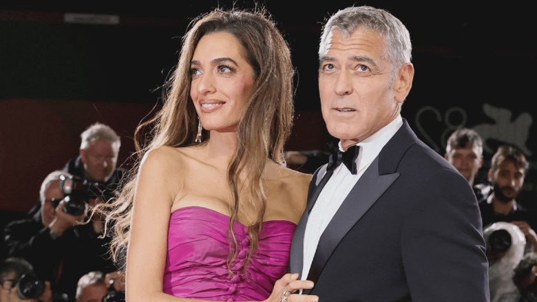 venice george clooney fights infection to walk jay kelly red carpet 68b0bc4f5edab