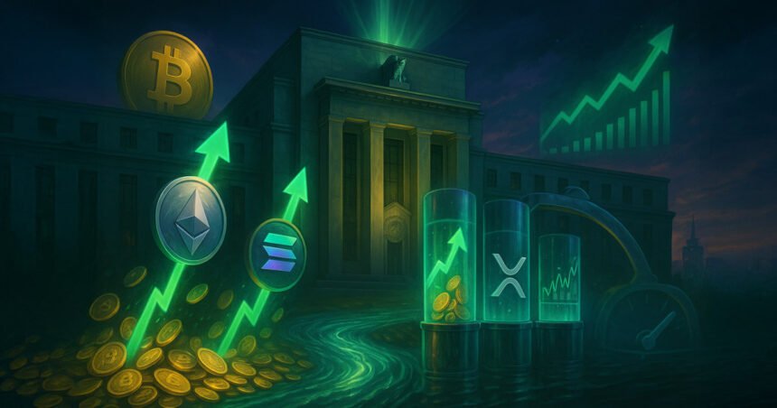 bitcoins 977m streak outguns ethereum as 1b altcoin wave returns post fed cut 68d167aa237c6