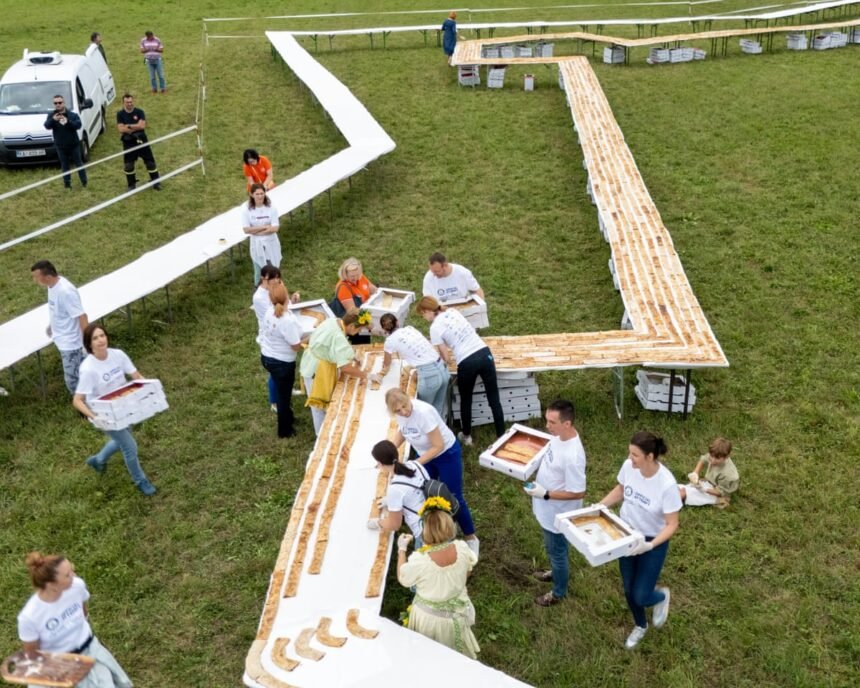 croatian village breaks world record with 3km strudel chain 68bd54495bf0c