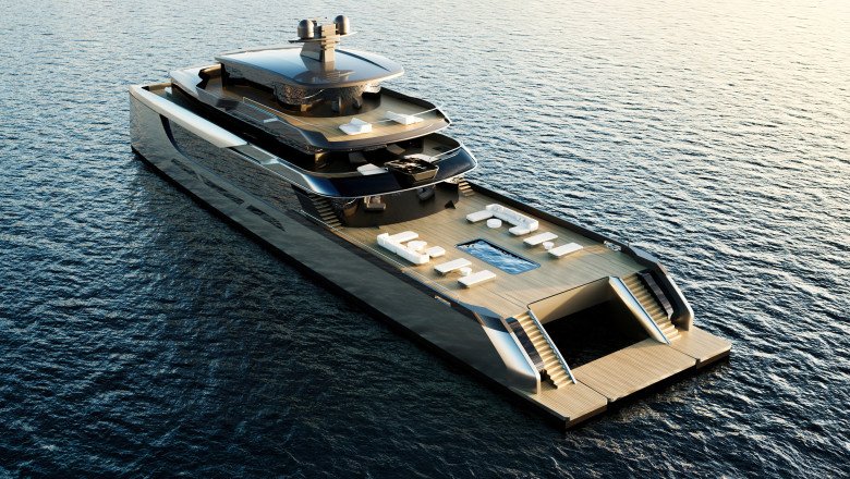Explorează magnificența celui mai impresionant catamaran din lume, evaluat la peste 200 de milioane de euro 1 galerie foto asa va arata cel mai mare catamaran din lume va costa peste 200 de milioane de euro 68d762ee1face