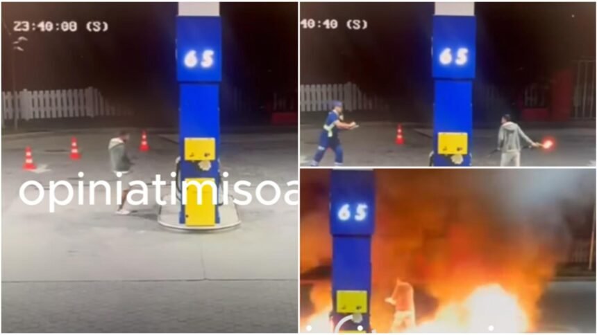 Timișul zguduit de un incident șocant: un bărbat beat a dat foc unei benzinării și a amenințat cu sinuciderea 1 panica in judetul timis un individ beat a dat foc pompei de benzina si ameninta ca se sinucide 68bbf247c7b7b