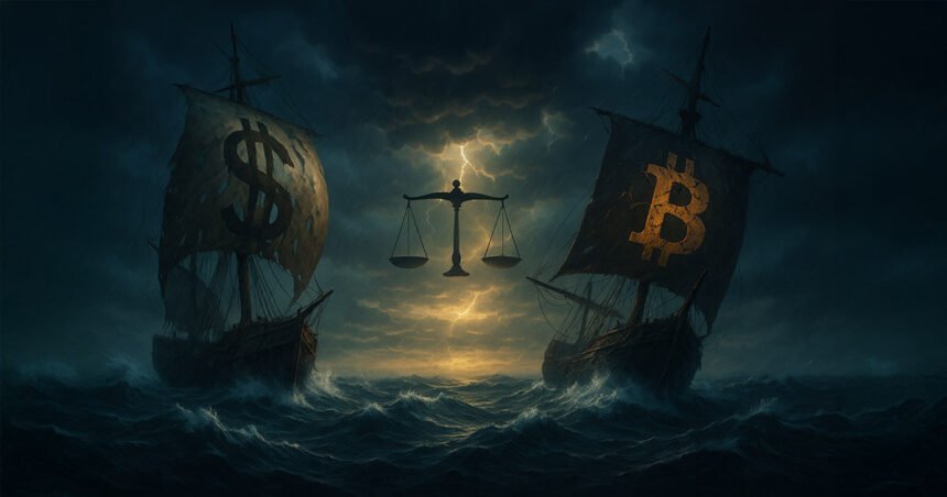 Sfârșitul dolarului nu asigură triumful Bitcoin-ului 1 the dollar dying doesnt make bitcoin win 68d030736b025