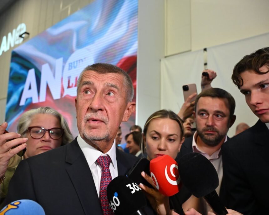 Andrej Babiș va purta negocieri cu celelalte formațiuni politice din Cehia pentru formarea noului executiv 1 andrej babis to hold talks with other czech parties on forming government 68e33609a1406
