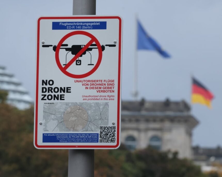 germany draws up law to allow police to shoot down drones 68e66dfa6edc3
