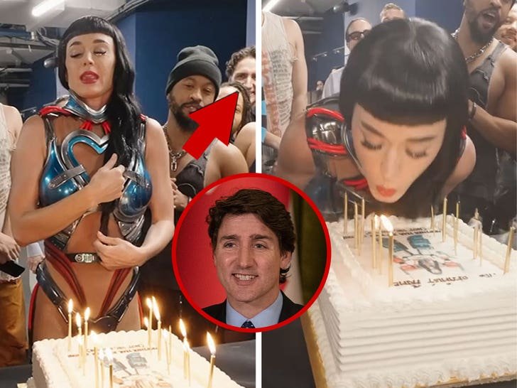 justin trudeau backstage with gf katy perry crew for her birthday on video 6902685f0c628
