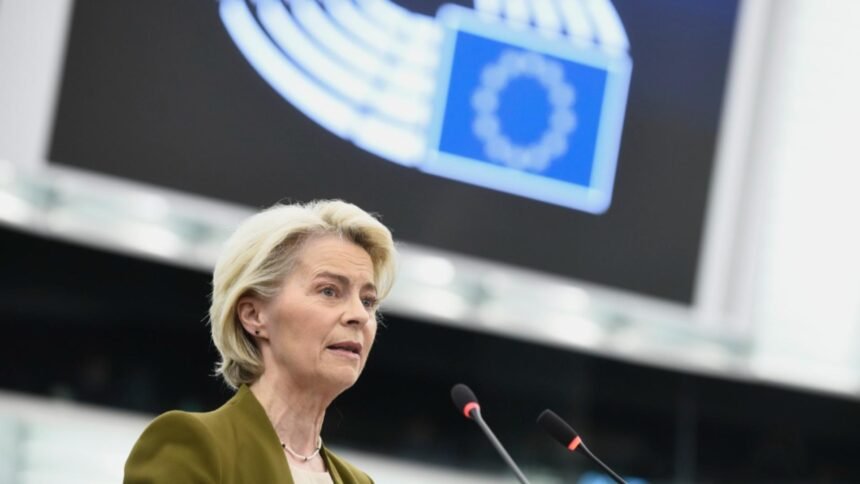 Ursula von der Leyen în fața unor teste dificile: săptămână crucială cu două moțiuni în joc 1 momente dificile pentru ursula von der leyen sefa comisiei europene trebuie sa faca fata la doua motiuni saptamana aceasta 68e3aae163ebe