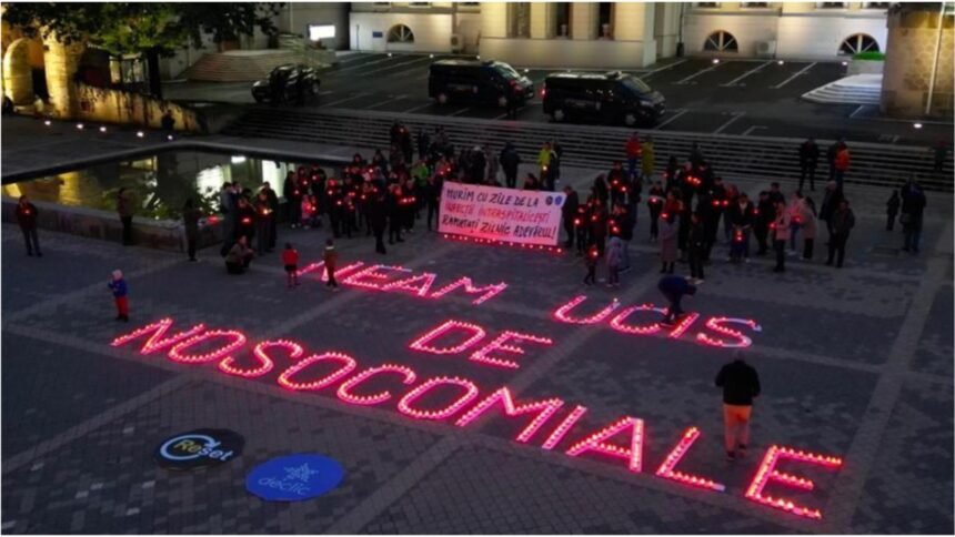 protest cu sute de candele dupa moartea celor 7 bebelusi la spitalul sfanta maria din iasi neam ucis de nosocomiale 68e28f60e4718