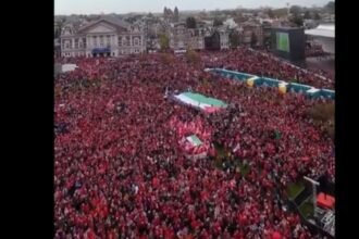 sute de mii de oameni au manifestat duminica la amsterdam impotriva razboiului din gaza video 68e2abb21dcca