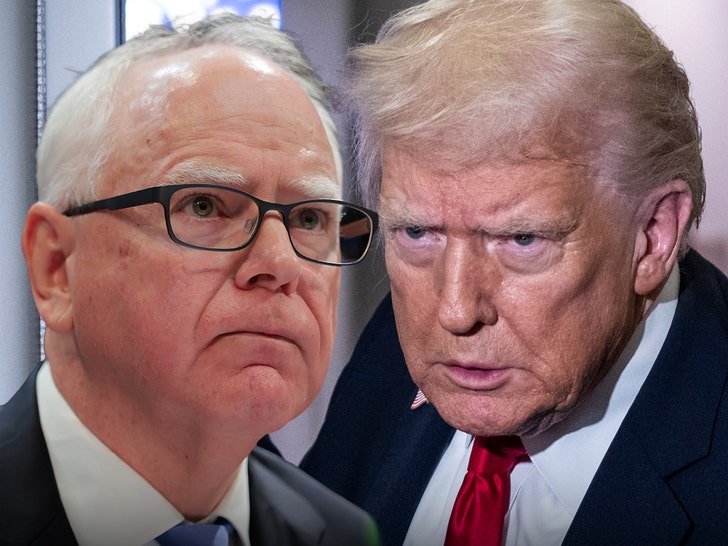 tim walz fires back after donald trump directs r word slur at him 692a1adc003e6
